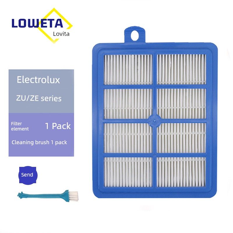 Applicable to Electrolux Vacuum Cleaner Accessories Zu Ze Series Strainer Filter Element HEPA Haipa 1 Pack + cleaning brush
Applicable to Electrolux Vacuum Cleaner Accessories Zu Ze Series Strainer Filter Element HEPA Haipa 1 Pack + cleaning brush
