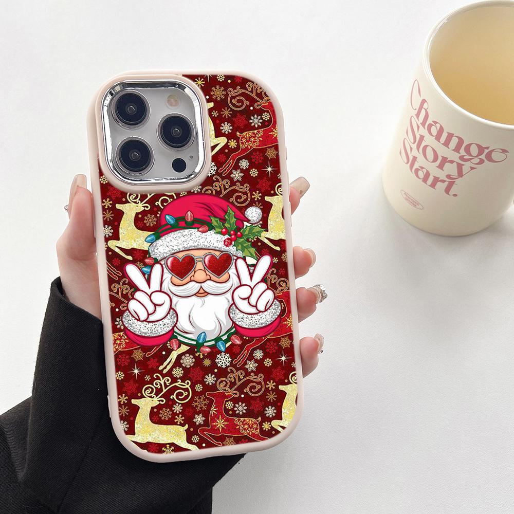 N109 С Новым годом, Рождественский дизайн, мягкие чехлы для телефонов Samsung S24 S23+ A15 A35 A54 Infinix Hot 40i Plating Frame Camera Protector Back Cover Samsung A03S/A02S
N109 С Новым годом, Рождественский дизайн, мягкие чехлы для телефонов Samsung S24 S23+ A15 A35 A54 Infinix Hot 40i Plating Frame Camera Protector Back Cover Samsung A03S/A02S