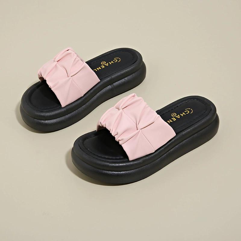 Women s Ruched Platform Slide Sandals Thick Sole Non-Slip Casual Slippers for Summer & Beach 41
Women s Ruched Platform Slide Sandals Thick Sole Non-Slip Casual Slippers for Summer & Beach 41
