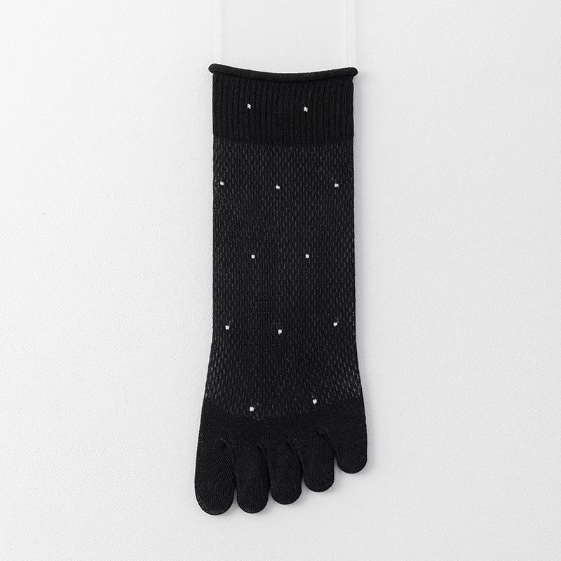 Sock Children Summer Mesh Thin Style Five-toe Socks Short Tube with Polka Dots Pure Cotton Split Toe Socks Trendy Mid-length Socks 1 pair чорний
Sock Children Summer Mesh Thin Style Five-toe Socks Short Tube with Polka Dots Pure Cotton Split Toe Socks Trendy Mid-length Socks 1 pair чорний