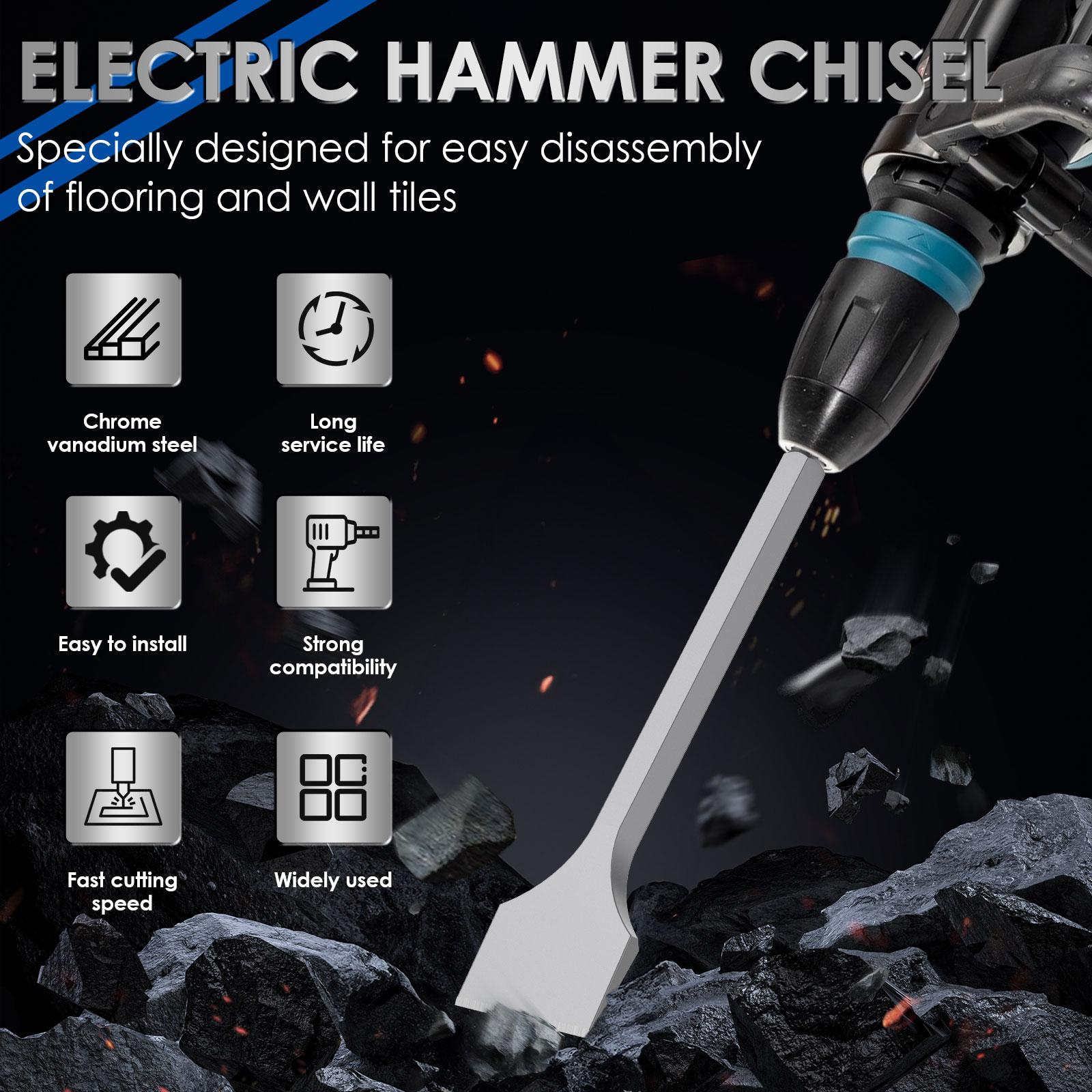 Набор долот из хром-ванадиевой стали, 2 шт., широкое лезвие, противоскользящее, долото для удаления бетона для плитки, бетона, натурального камня 2pcs
Набор долот из хром-ванадиевой стали, 2 шт., широкое лезвие, противоскользящее, долото для удаления бетона для плитки, бетона, натурального камня 2pcs