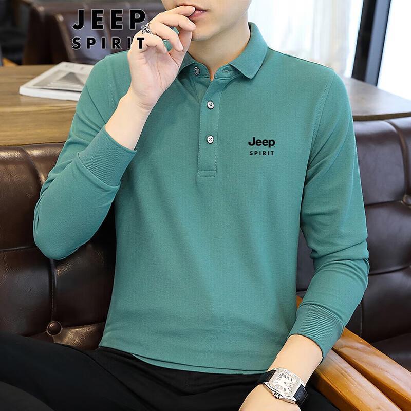 JEEP SPIRIT Men s Business Casual Long-Sleeve Polo T-Shirt 4XL
JEEP SPIRIT Men s Business Casual Long-Sleeve Polo T-Shirt 4XL