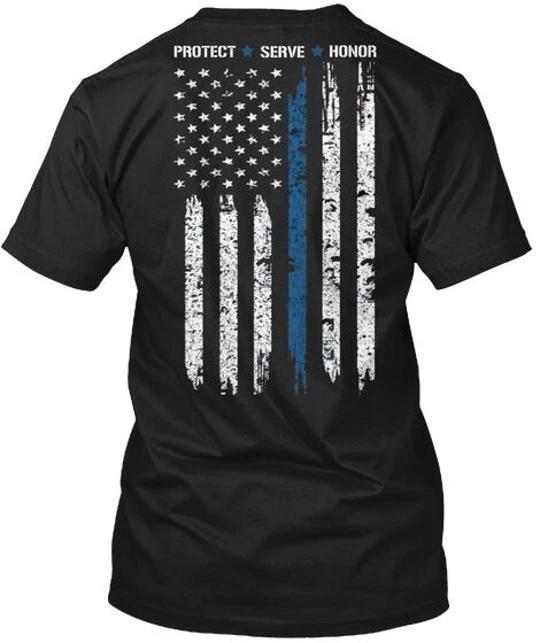 Thin Blue Line Police Force Protect Serve Honor T shirt Made in USA S to 5XL XL
Thin Blue Line Police Force Protect Serve Honor T shirt Made in USA S to 5XL XL