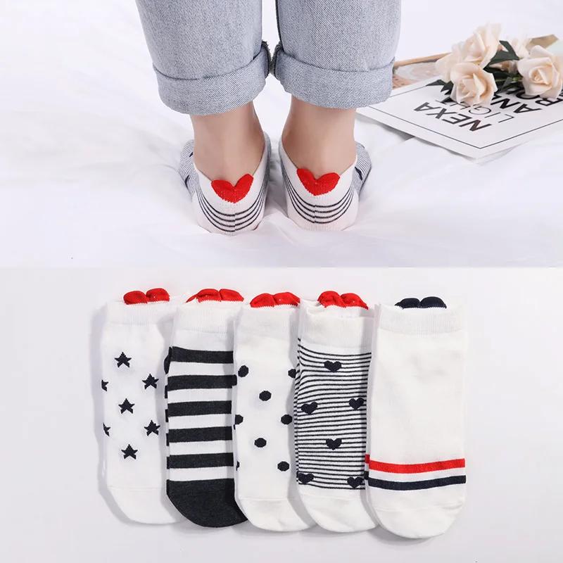 5 Pairs Lot Cotton Women Socks Female Casual Boat 3D Pack Cartoon Harajuku Cat Cute Heart Invisiable Funny Girl Ankle Sock Set One Size
5 Pairs Lot Cotton Women Socks Female Casual Boat 3D Pack Cartoon Harajuku Cat Cute Heart Invisiable Funny Girl Ankle Sock Set One Size
