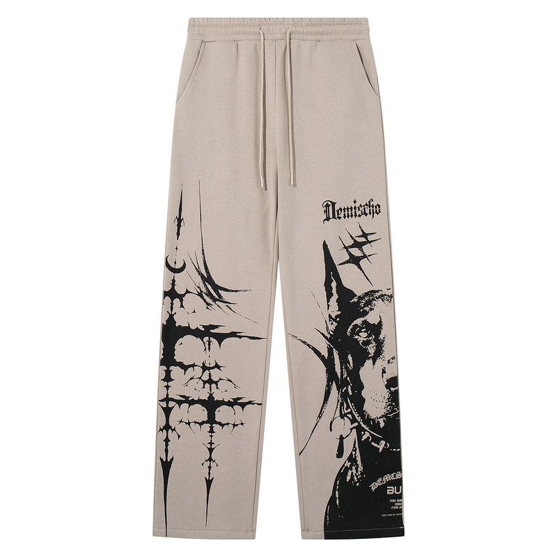 51 Hip-Hop Vintage American-Style Printed Fleece-Lined Sweatpants for Men, Winter Trendy Brand Retro Loose Straight-Leg Casual Trousers Light Khaki M
51 Hip-Hop Vintage American-Style Printed Fleece-Lined Sweatpants for Men, Winter Trendy Brand Retro Loose Straight-Leg Casual Trousers Light Khaki M