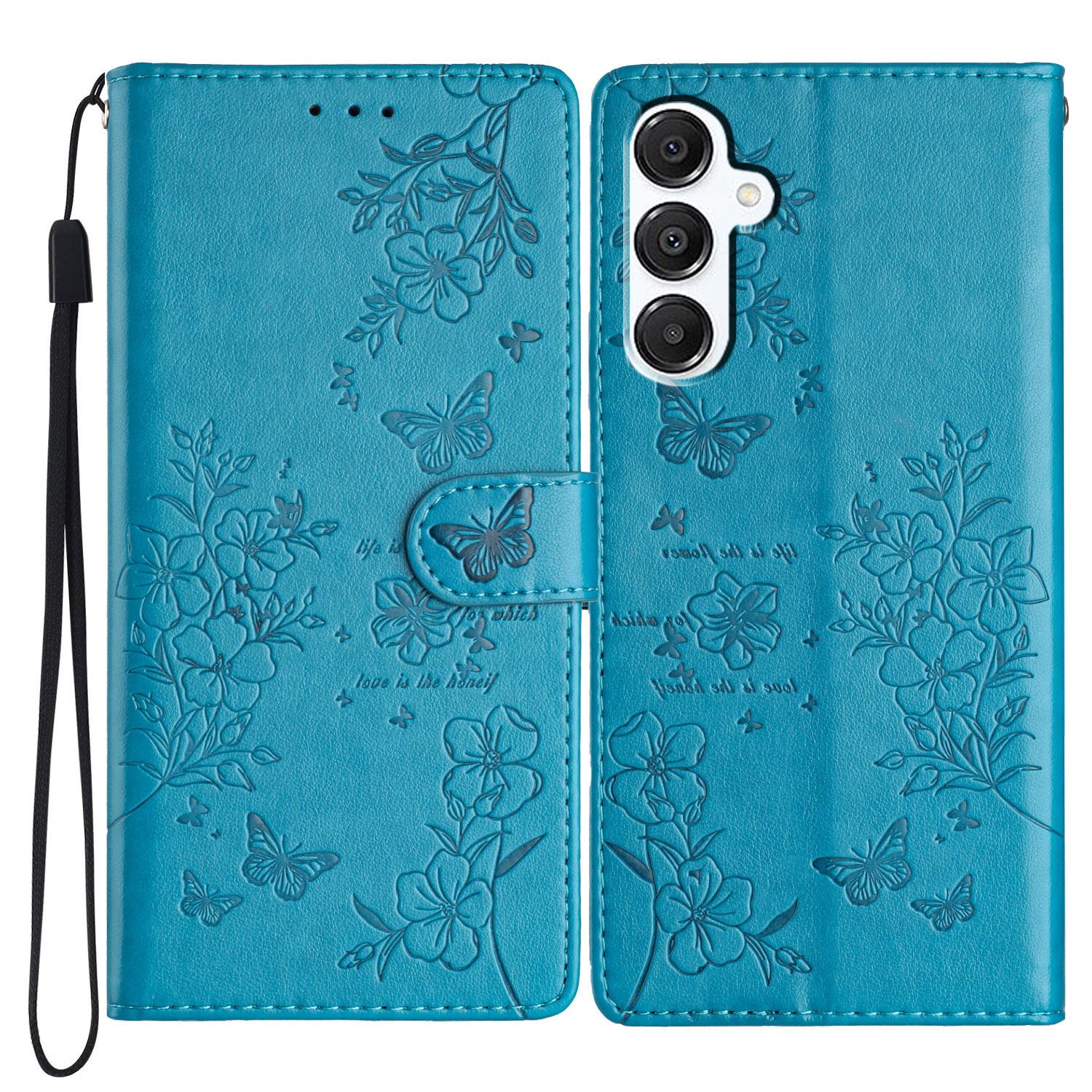 For Samsung Galaxy A36 5G Wallet Phone Case Butterfly Floral Imprint Leather Flip Cover Blue
For Samsung Galaxy A36 5G Wallet Phone Case Butterfly Floral Imprint Leather Flip Cover Blue