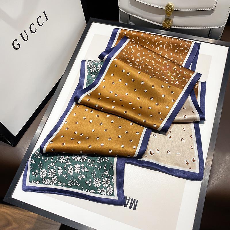 Двухслойный шейный платок из тутового шелка для женщин - Весенне-летняя мода, Тонкий и узкий длинный шарф 150x15 cm
Двухслойный шейный платок из тутового шелка для женщин - Весенне-летняя мода, Тонкий и узкий длинный шарф 150x15 cm