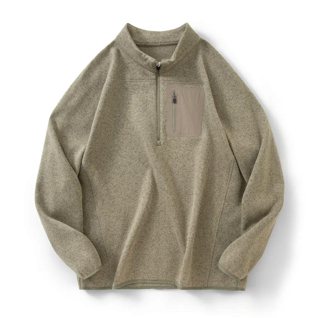 Men s Autumn/Winter Fleece Half-Zip Stand Collar Pullover Sweatshirt 2XL ~180 lbs
Men s Autumn/Winter Fleece Half-Zip Stand Collar Pullover Sweatshirt 2XL ~180 lbs