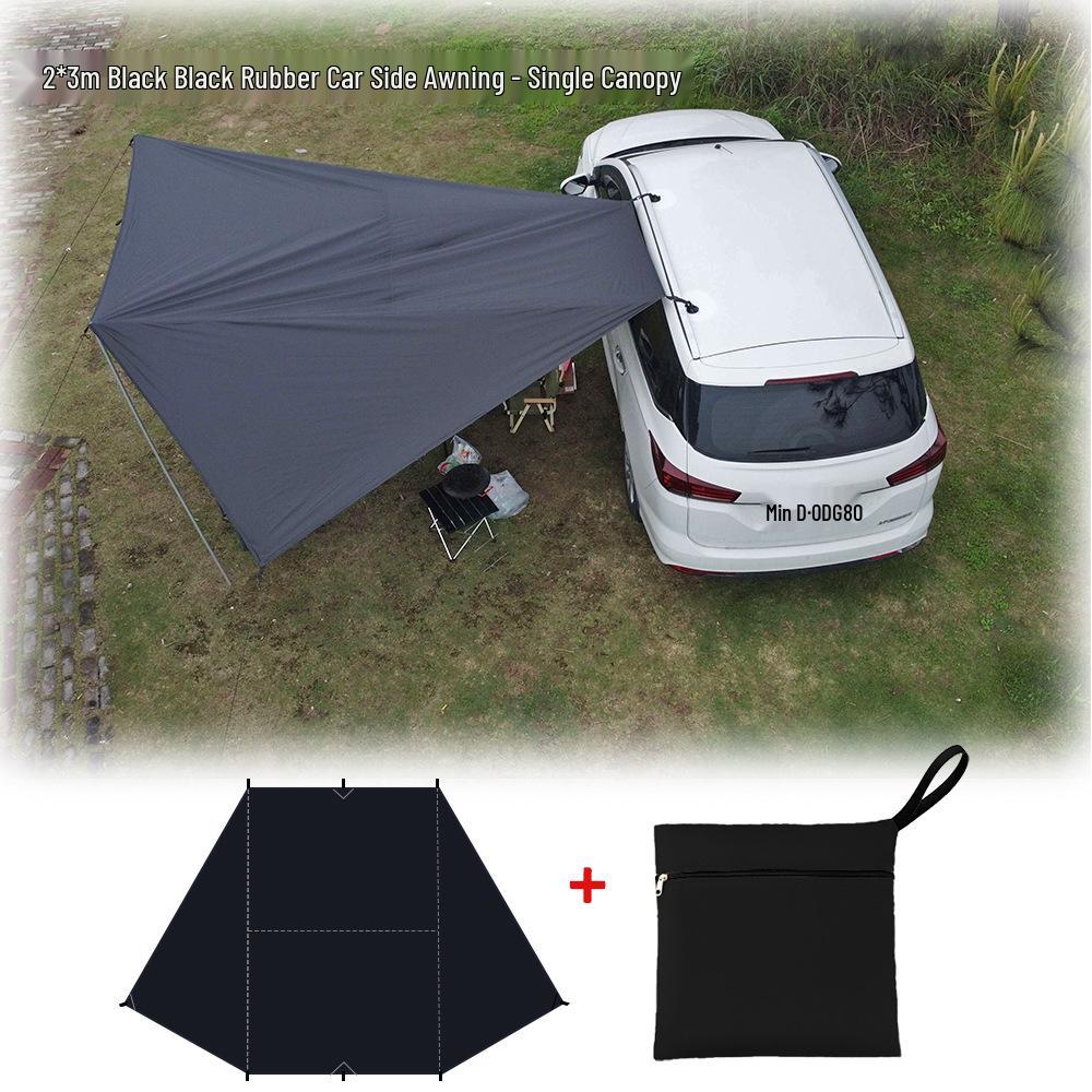 SUV Car Side Awning Tent - Black Glue Sunshade, Portable Universal Sun Protection Tent for Outdoor Self-driving Tours and Picnics. 2*3m
SUV Car Side Awning Tent - Black Glue Sunshade, Portable Universal Sun Protection Tent for Outdoor Self-driving Tours and Picnics. 2*3m