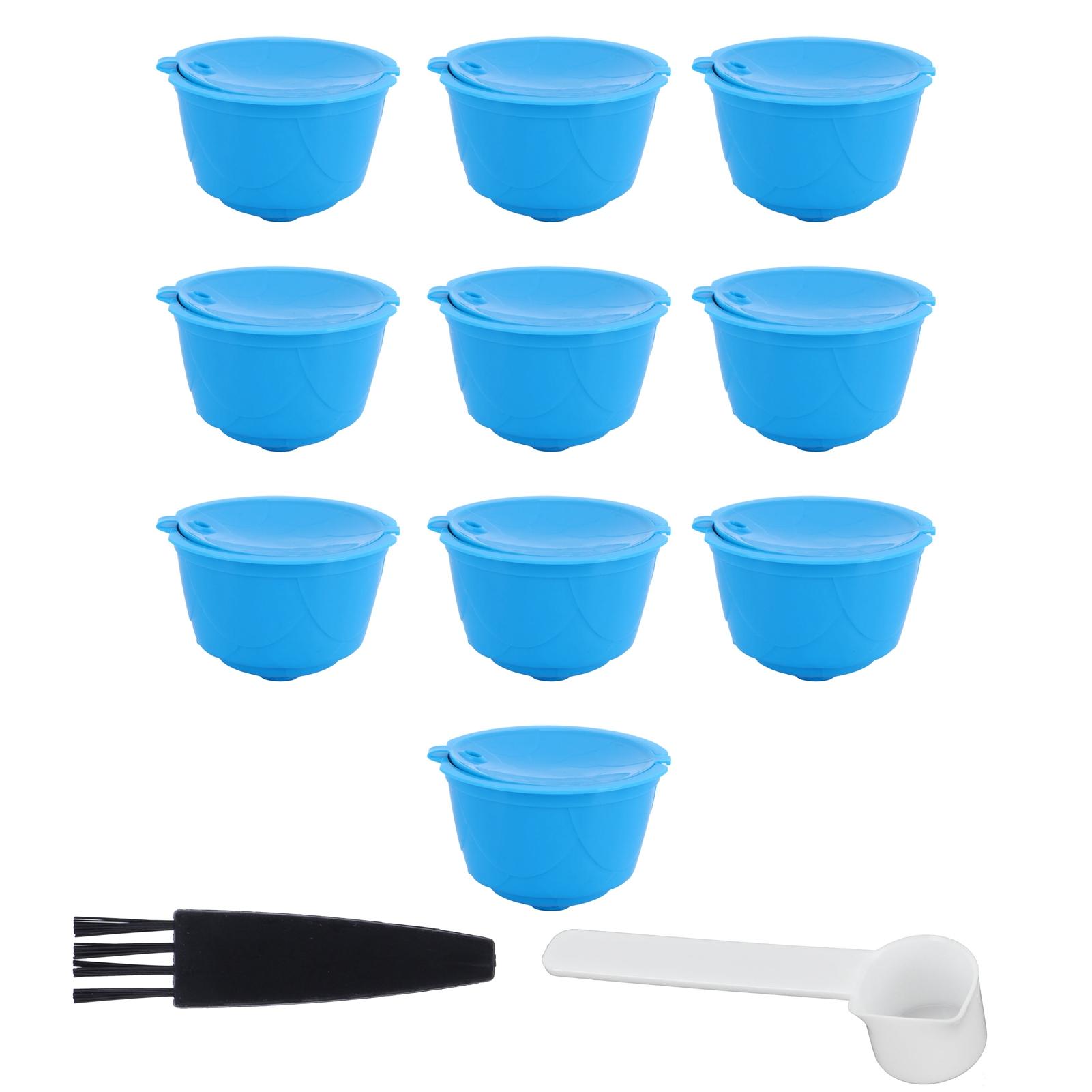 Refillable Coffee Capsule Filter Cup Kit Accessories for DOLCE GUSTO Coffee Machine(Blue 10 синий
Refillable Coffee Capsule Filter Cup Kit Accessories for DOLCE GUSTO Coffee Machine(Blue 10 синий