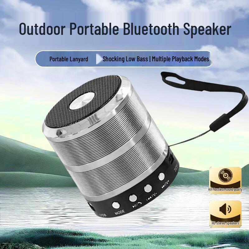 Портативна Bluetooth-колонка WS-887 зі слотом для картки та сабвуфером
Портативна Bluetooth-колонка WS-887 зі слотом для картки та сабвуфером