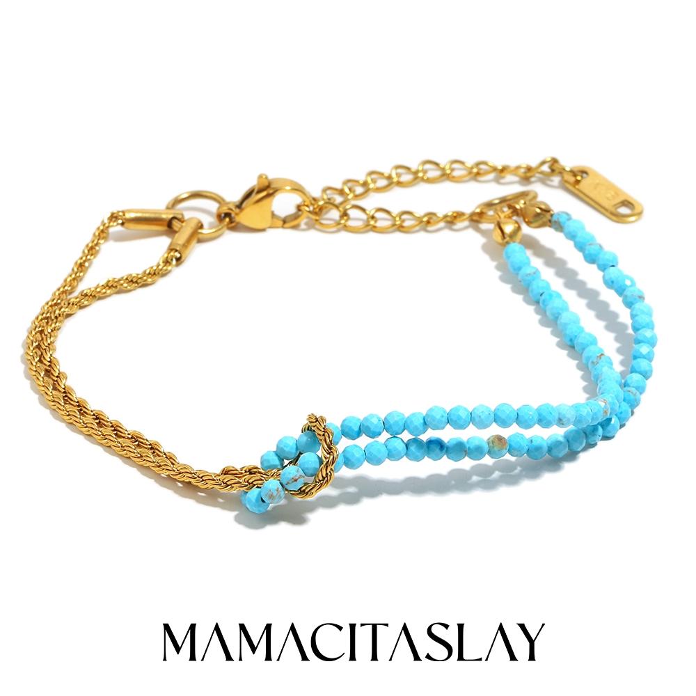 MamacitaSlay 316L Stainless Steel Natural Stone Handmade Asymmetric Bracelet Party Waterproof Jewelry Women s Charm Bracelet 22cm небо синє кольору
MamacitaSlay 316L Stainless Steel Natural Stone Handmade Asymmetric Bracelet Party Waterproof Jewelry Women s Charm Bracelet 22cm небо синє кольору