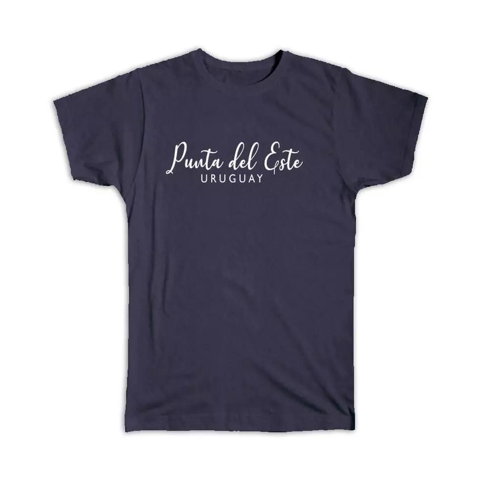 Gift T-Shirt : Punta del Este Cursive Typography Uruguay Tropical Beach Travel 4XL
Gift T-Shirt : Punta del Este Cursive Typography Uruguay Tropical Beach Travel 4XL