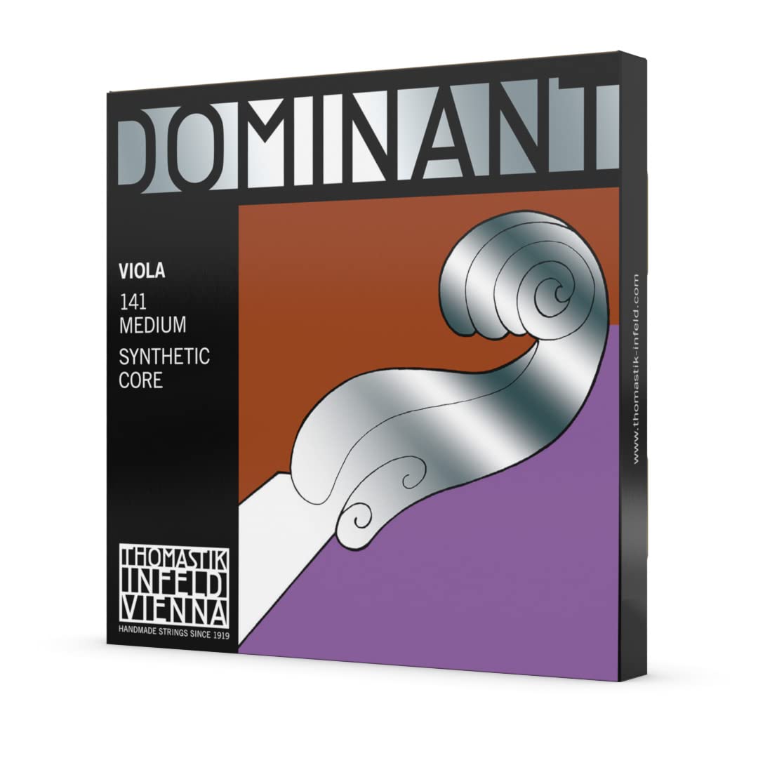 Thomastik-Infeld 141 Dominant Synthetic Core Viola Strings, Medium Gauge, 4/4 Scale, Set of 4
Thomastik-Infeld 141 Dominant Synthetic Core Viola Strings, Medium Gauge, 4/4 Scale, Set of 4