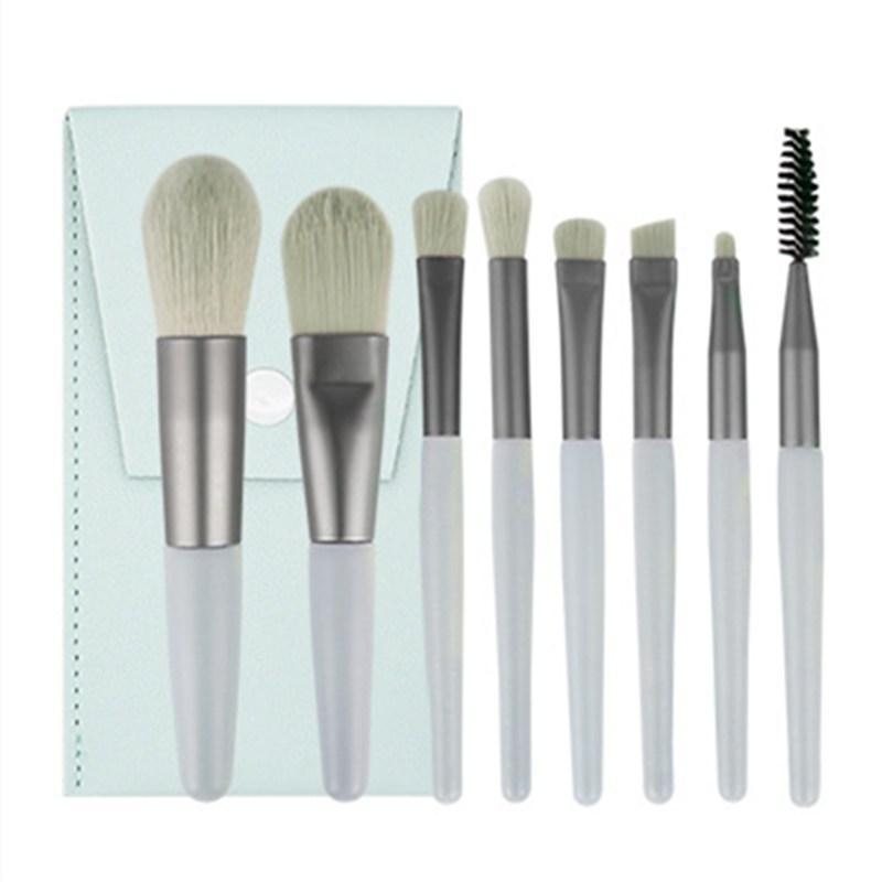 Мини-кисть, сумка для макияжа из 8 предметов, портативный набор кистей для консилера, пудры, инструмент для макияжа из мягкого меха зелёный
Мини-кисть, сумка для макияжа из 8 предметов, портативный набор кистей для консилера, пудры, инструмент для макияжа из мягкого меха зелёный