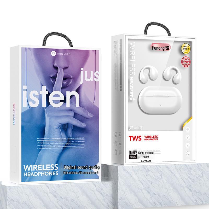 Wireless Clip-On Bluetooth Earbuds TWS: Non-In-Ear Sports Design with Long Battery Life R900: Dual Ear Clip Bluetooth Earbuds (Black)
Wireless Clip-On Bluetooth Earbuds TWS: Non-In-Ear Sports Design with Long Battery Life R900: Dual Ear Clip Bluetooth Earbuds (Black)