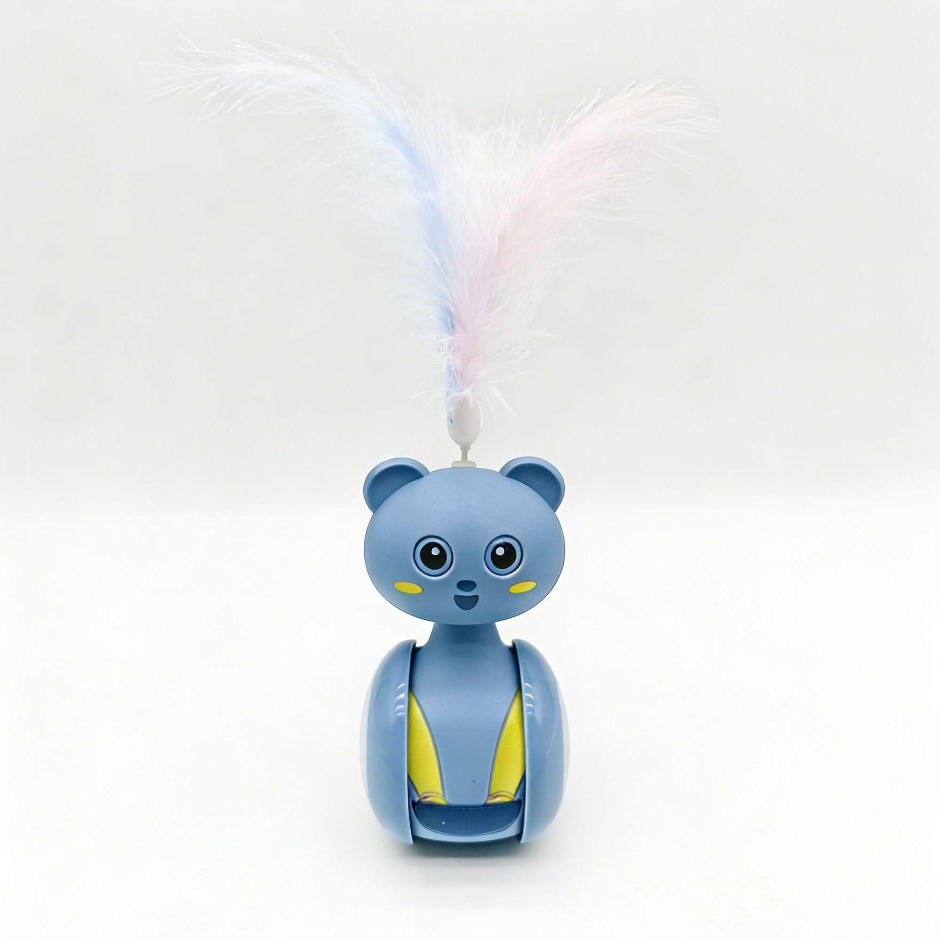 Adorable Roly-Poly Cat Toy: Self-Entertainment Fluffy Teaser Stick for Kittens and Cats. синій
Adorable Roly-Poly Cat Toy: Self-Entertainment Fluffy Teaser Stick for Kittens and Cats. синій
