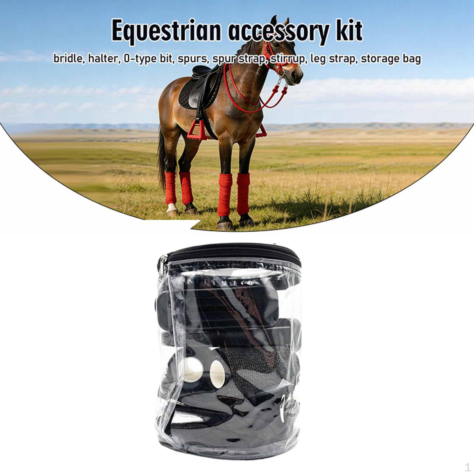 8 in 1 Equestrian Starter Kit Equipment Barn Gift Tack Set Horse Riding Supplies for Pasture чёрный
8 in 1 Equestrian Starter Kit Equipment Barn Gift Tack Set Horse Riding Supplies for Pasture чёрный
