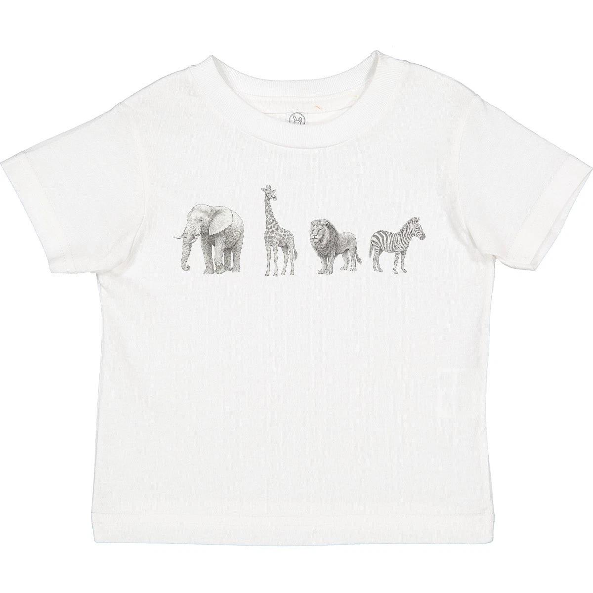 Inktastic Safari Animal Sketch Elephant Giraffe Lion Zebra Toddler kids boys T-Shirkids boys T-Shirt 120
Inktastic Safari Animal Sketch Elephant Giraffe Lion Zebra Toddler kids boys T-Shirkids boys T-Shirt 120