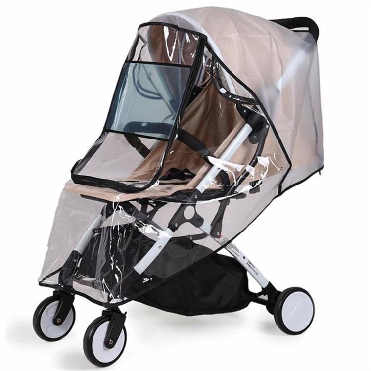 Baby Stroller Rainproof & Windproof Food-Grade Cover Black Edge
Baby Stroller Rainproof & Windproof Food-Grade Cover Black Edge