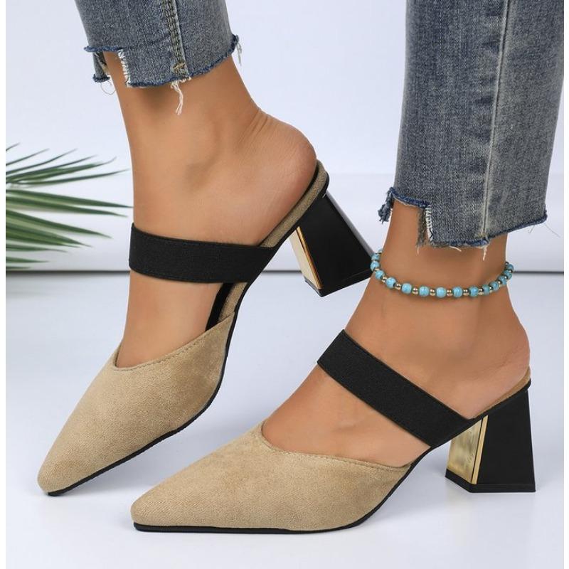 Модные женские тапочки с острым носком на высоком каблуке 2025 лето новая мода плюс 42 размер туфли-лодочки с закрытым носком женские пантуфли Mujer 42 хаки
Модные женские тапочки с острым носком на высоком каблуке 2025 лето новая мода плюс 42 размер туфли-лодочки с закрытым носком женские пантуфли Mujer 42 хаки