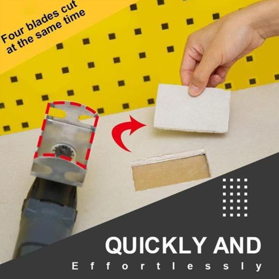 Yousheng 1/2Pcs Square Slot Cutter Corrosion Resistant Compact Design Portable Widely Use Outlet Cutter Efficient Carving Tools A срібний
Yousheng 1/2Pcs Square Slot Cutter Corrosion Resistant Compact Design Portable Widely Use Outlet Cutter Efficient Carving Tools A срібний