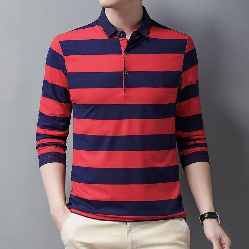Spring and Autumn Men s 2023 Pullover Polo Collar New Spliced Button Stripe Fashion Casual Commuter Versatile Long Sleeved Tops 4XL червоний
Spring and Autumn Men s 2023 Pullover Polo Collar New Spliced Button Stripe Fashion Casual Commuter Versatile Long Sleeved Tops 4XL червоний