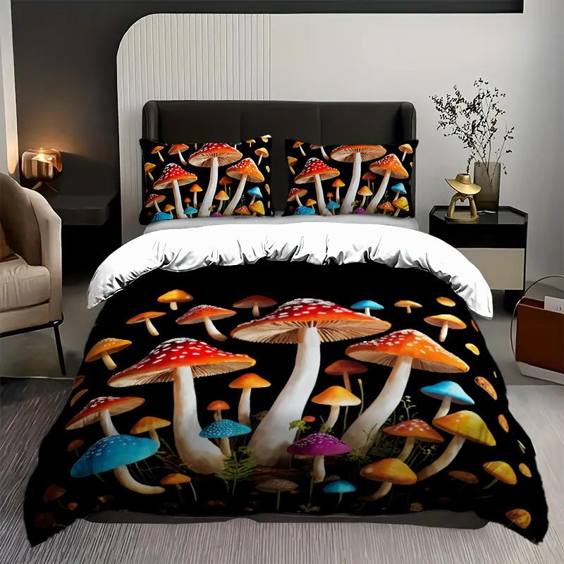 Грибна рослина Трикомпонентний підодіяльник 3D Цифровий друк Підодіяльник Постільна білизна Домашній текстиль 135 * 200cm 50 * 80cm * 1 two-piece set
Грибна рослина Трикомпонентний підодіяльник 3D Цифровий друк Підодіяльник Постільна білизна Домашній текстиль 135 * 200cm 50 * 80cm * 1 two-piece set