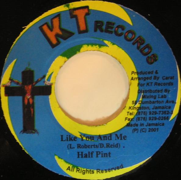 7inch Record HALF PINT / MOZAM - Like You And Me / Reggae For Sure NONE KT Records 2001 Jamaica Reggae, Ska & Dub Used
7inch Record HALF PINT / MOZAM - Like You And Me / Reggae For Sure NONE KT Records 2001 Jamaica Reggae, Ska & Dub Used