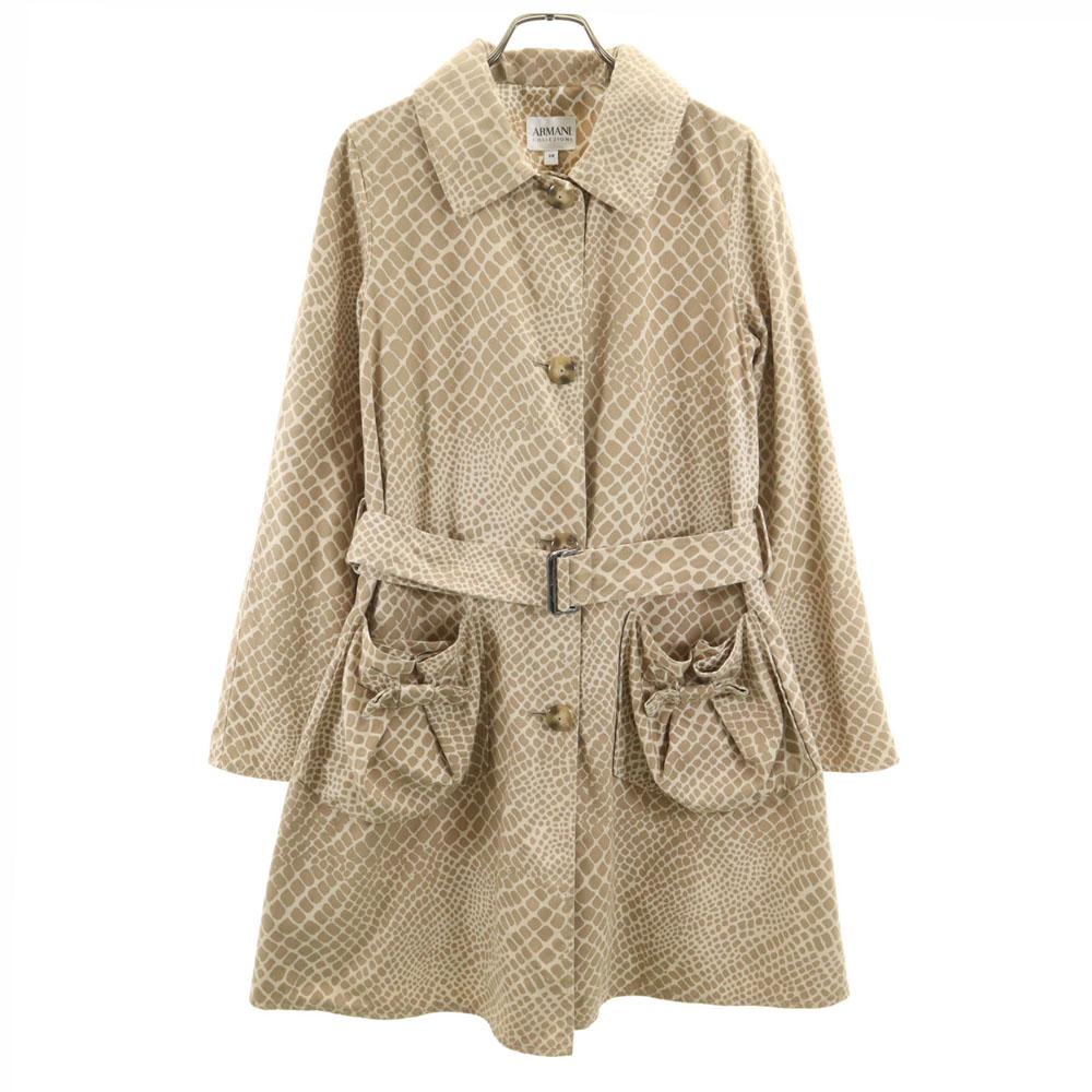 ARMANI Giraffe Pattern Stainless collar coat 38 Beige COLLEZIONI jacket Women Used
ARMANI Giraffe Pattern Stainless collar coat 38 Beige COLLEZIONI jacket Women Used