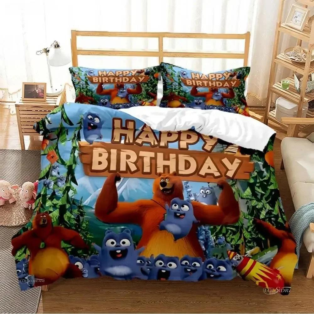 3D Game Grizzy and The Lemmings Bedding Set Printed With Pillowcase Bed Duvet Cover Soft Single Double Queen Super King Size 150*200cm 3pcs
3D Game Grizzy and The Lemmings Bedding Set Printed With Pillowcase Bed Duvet Cover Soft Single Double Queen Super King Size 150*200cm 3pcs