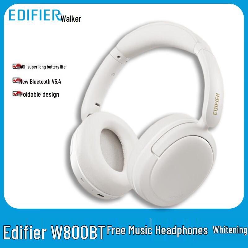 Edifier W800BT Free Over-Ear Bluetooth Headphones
Edifier W800BT Free Over-Ear Bluetooth Headphones