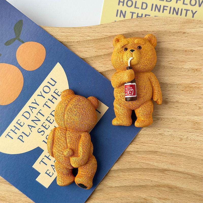 2Pcs American Cartoon Cute Bear Resin Three-Dimensional Refrigerator Stickers Kawaii Creative Magnetic Stickers Kitchen Decor 2PCS
2Pcs American Cartoon Cute Bear Resin Three-Dimensional Refrigerator Stickers Kawaii Creative Magnetic Stickers Kitchen Decor 2PCS