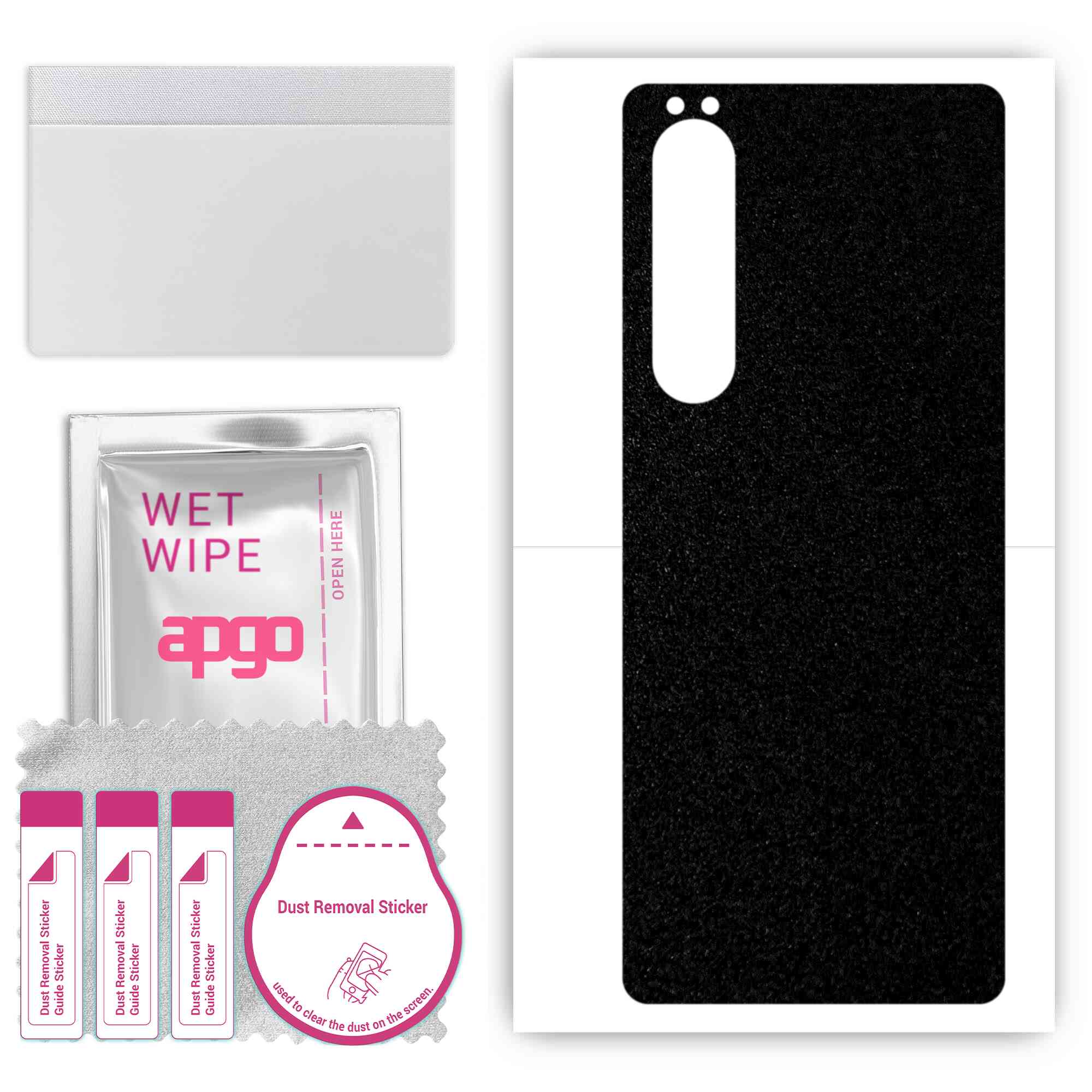 Apgo Protective Skin Sticker for the back compatible with Sony Xperia 1 III SOG03, Wrap Film, Foil, Vinyl - Pattern Matte Black
Apgo Protective Skin Sticker for the back compatible with Sony Xperia 1 III SOG03, Wrap Film, Foil, Vinyl - Pattern Matte Black