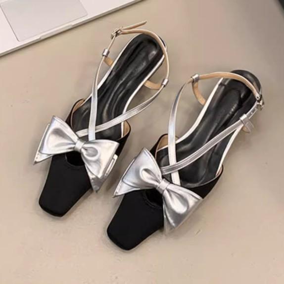 Coarse heel French small fragrant wind bag head sandals fairy shoes 2025 new spring and summer bow evening shoes single shoes 35 чёрный
Coarse heel French small fragrant wind bag head sandals fairy shoes 2025 new spring and summer bow evening shoes single shoes 35 чёрный
