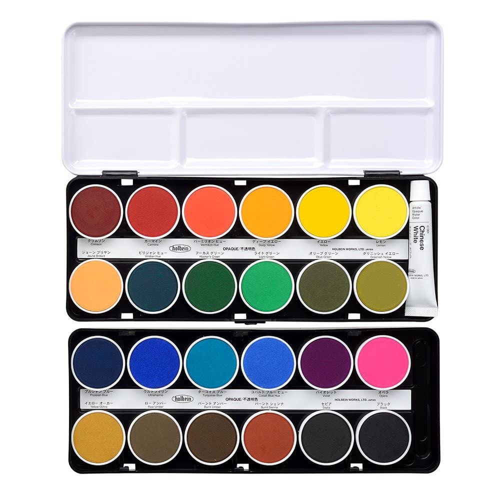 Holbein Solid Watercolor Paint Cake Color C032 Opaque 24 Color Set 02032
Holbein Solid Watercolor Paint Cake Color C032 Opaque 24 Color Set 02032