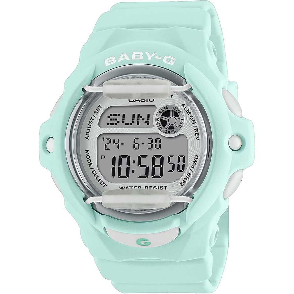 Casio Baby G BG169R-3 Light Mint Resin Women s Watch 46mm
Casio Baby G BG169R-3 Light Mint Resin Women s Watch 46mm