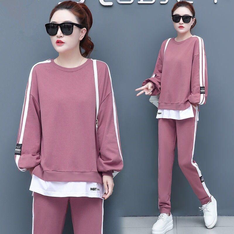 Lady s Causal Sweat Suit Spring Autumn Clothes Fashion Long Sleeve Crop Tops T-shirt And Pants Two Piece Set For Lady XXXXL розовый
Lady s Causal Sweat Suit Spring Autumn Clothes Fashion Long Sleeve Crop Tops T-shirt And Pants Two Piece Set For Lady XXXXL розовый