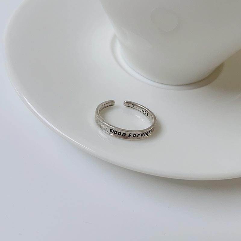 Lan Zhi 925 Retro Silver Ring: Trendy, Versatile, Non-fading Sterling Silver Jewelry Adjustable Open Design
Lan Zhi 925 Retro Silver Ring: Trendy, Versatile, Non-fading Sterling Silver Jewelry Adjustable Open Design