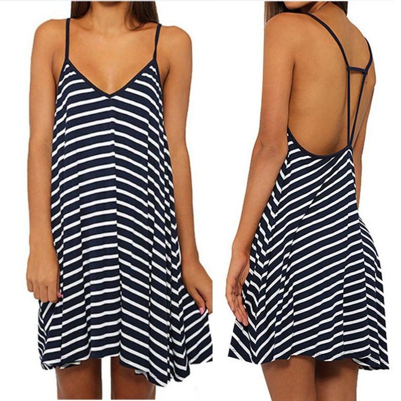 Dresses Fashion Europe Simple Black And White Backless Striped Dress Women,Sexy loose V - Neck Dress S білий
Dresses Fashion Europe Simple Black And White Backless Striped Dress Women,Sexy loose V - Neck Dress S білий