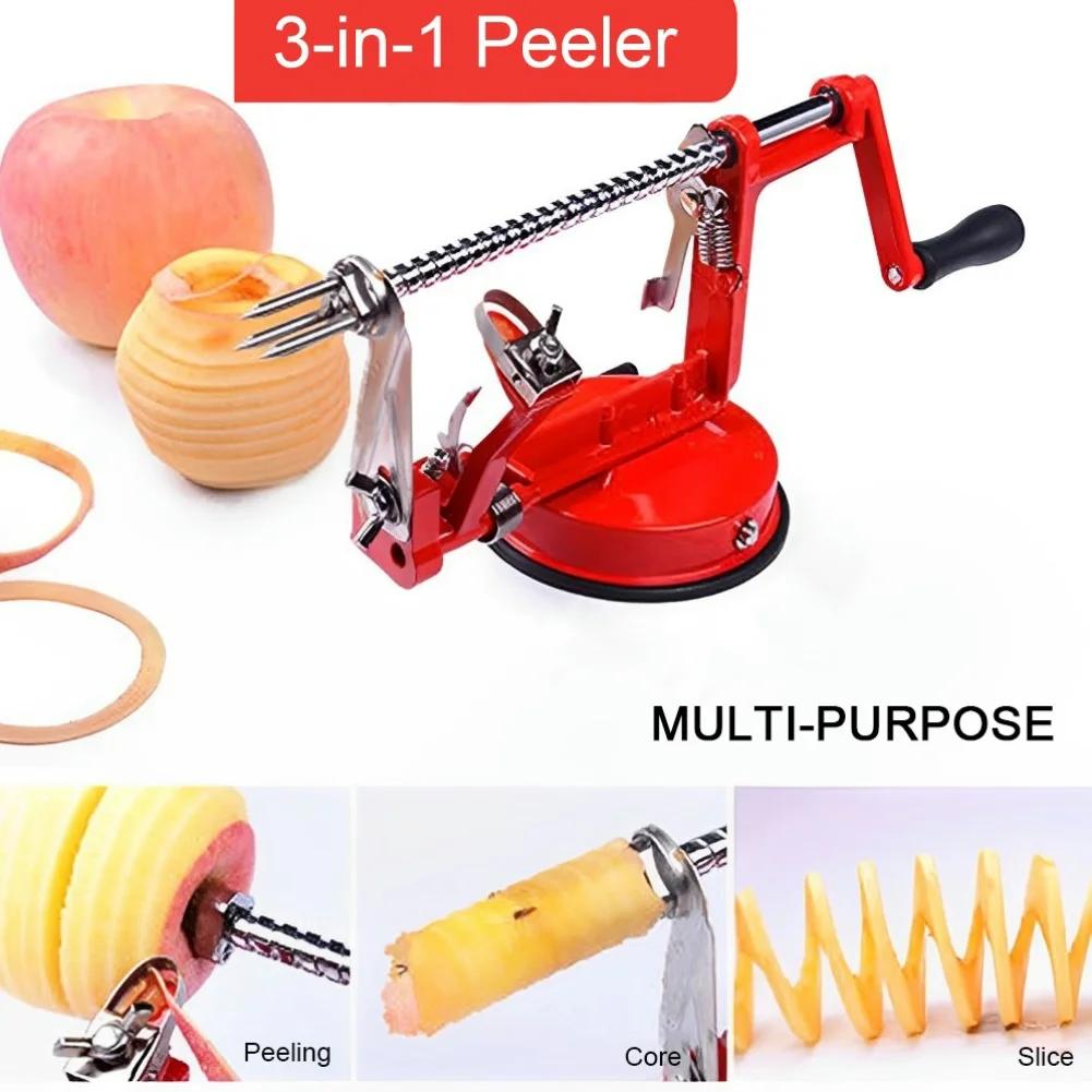 3 in 1 Fruit Peeler Slicing Machine Rotary Fruit Peeler Slicing Machine Stainless Steel with Suction Base for Household Kitchen червоний
3 in 1 Fruit Peeler Slicing Machine Rotary Fruit Peeler Slicing Machine Stainless Steel with Suction Base for Household Kitchen червоний