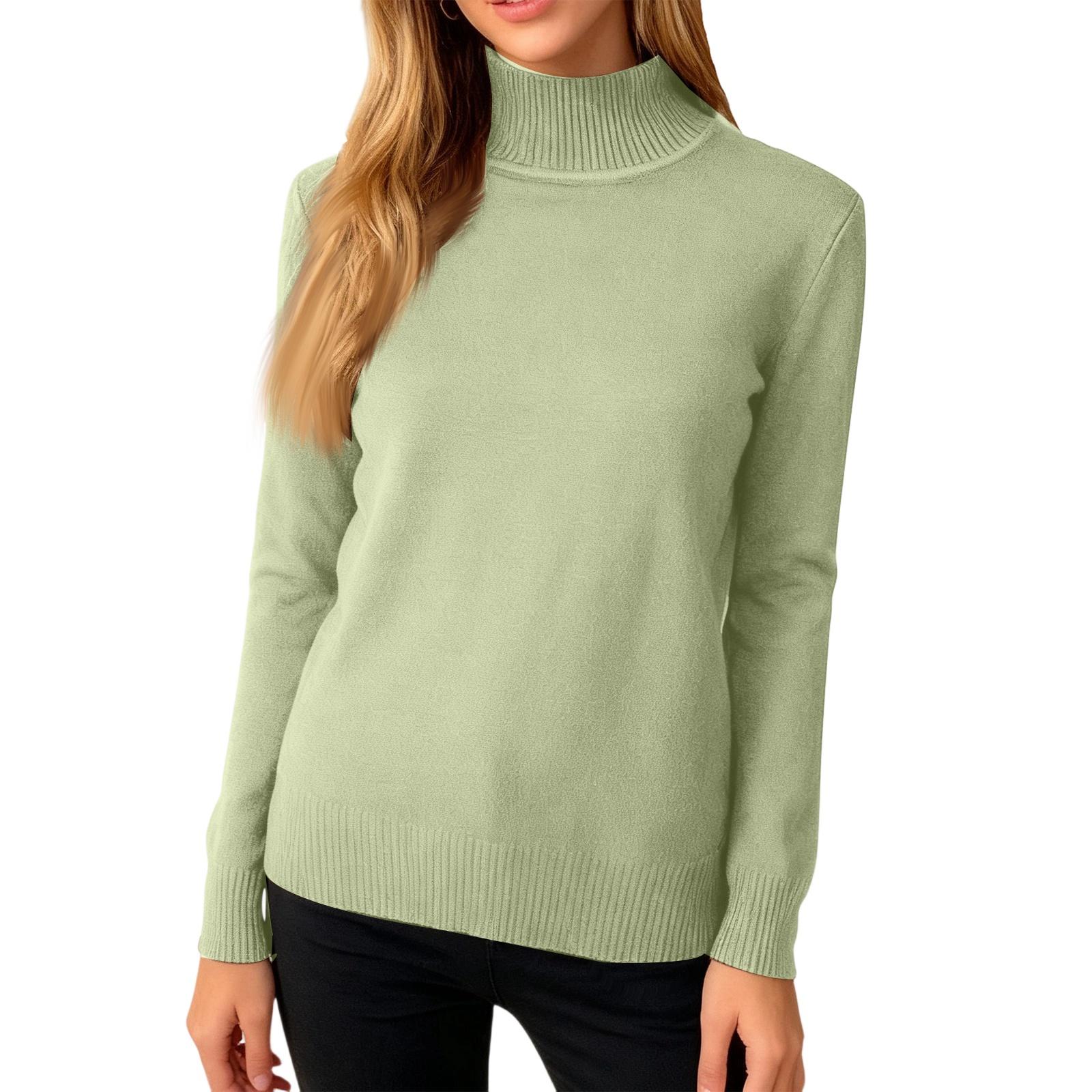 Женский модный и повседневный однотонный базовый топ с длинным рукавом и флисовой подкладкой One Size зелёный
Женский модный и повседневный однотонный базовый топ с длинным рукавом и флисовой подкладкой One Size зелёный