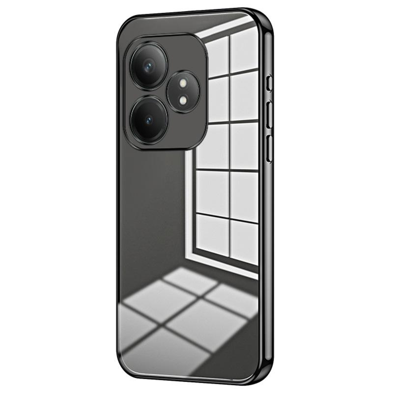 Для Realme GT Neo6 SE 5G Чехол Кристально Прозрачная Задняя Электропокрытие ТПУ Чехол для Телефона Black
Для Realme GT Neo6 SE 5G Чехол Кристально Прозрачная Задняя Электропокрытие ТПУ Чехол для Телефона Black