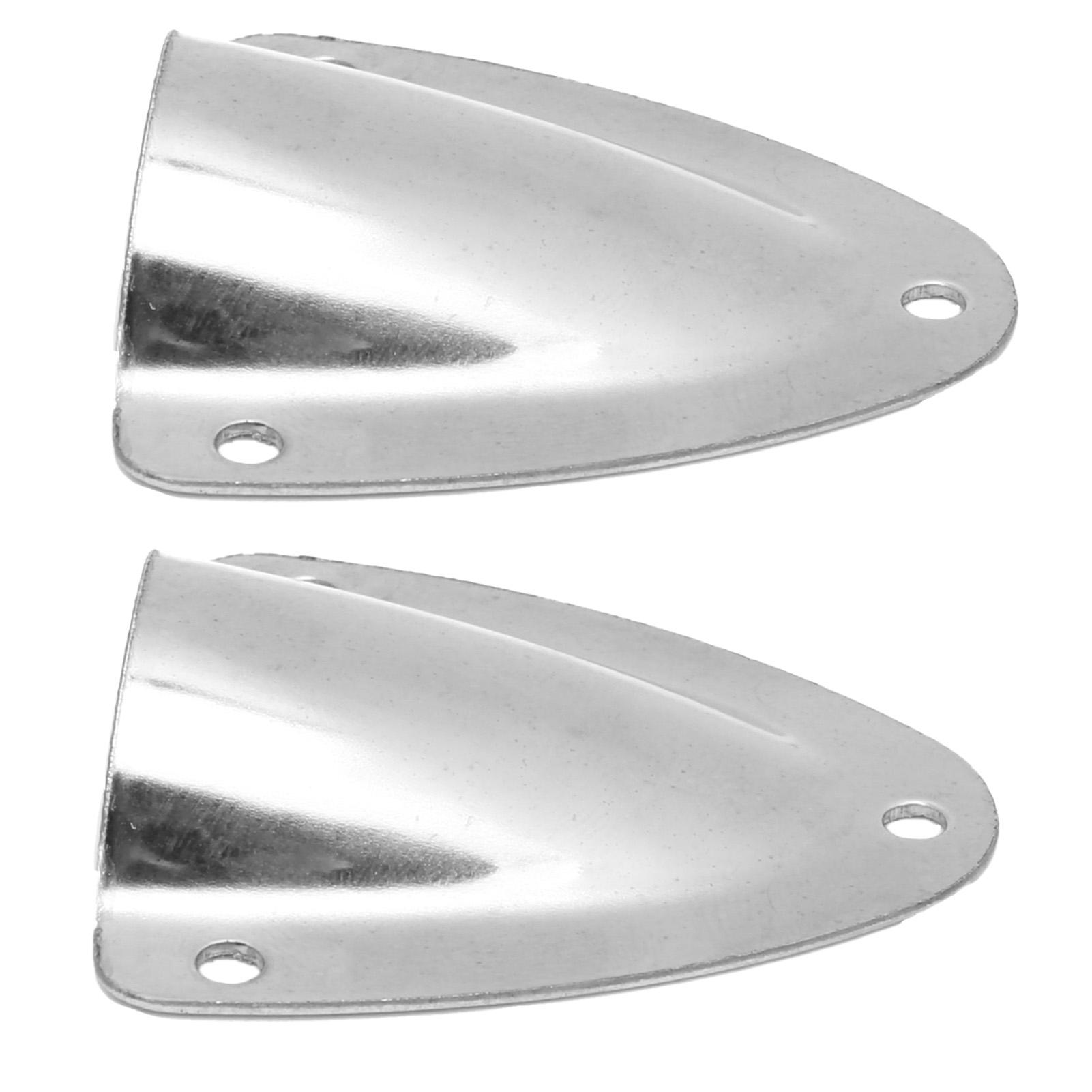 2 шт. защитная крышка для прохода вентиляционного кабеля Clam Shell из полированной нержавеющей стали