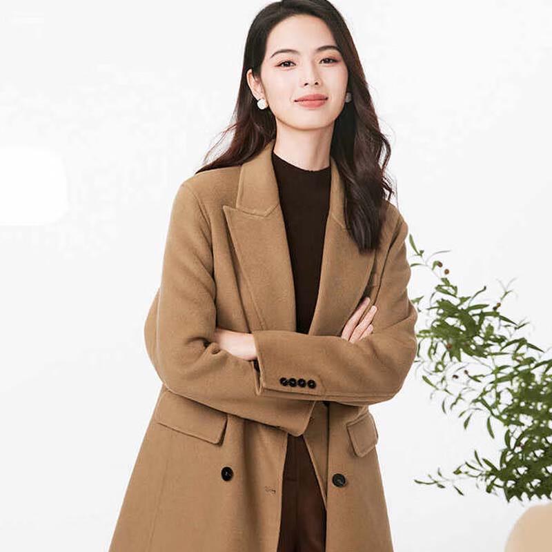 JESSIE Элегантное двубортное пальто из шерстяной смеси AMFGD052 XL
JESSIE Элегантное двубортное пальто из шерстяной смеси AMFGD052 XL