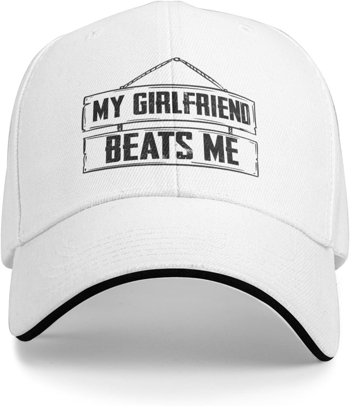 My Girlfriend Beats Me Funny Baseball Cap Polyester Adjustable Outdoor Trucker Hat Unisex One Size
My Girlfriend Beats Me Funny Baseball Cap Polyester Adjustable Outdoor Trucker Hat Unisex One Size