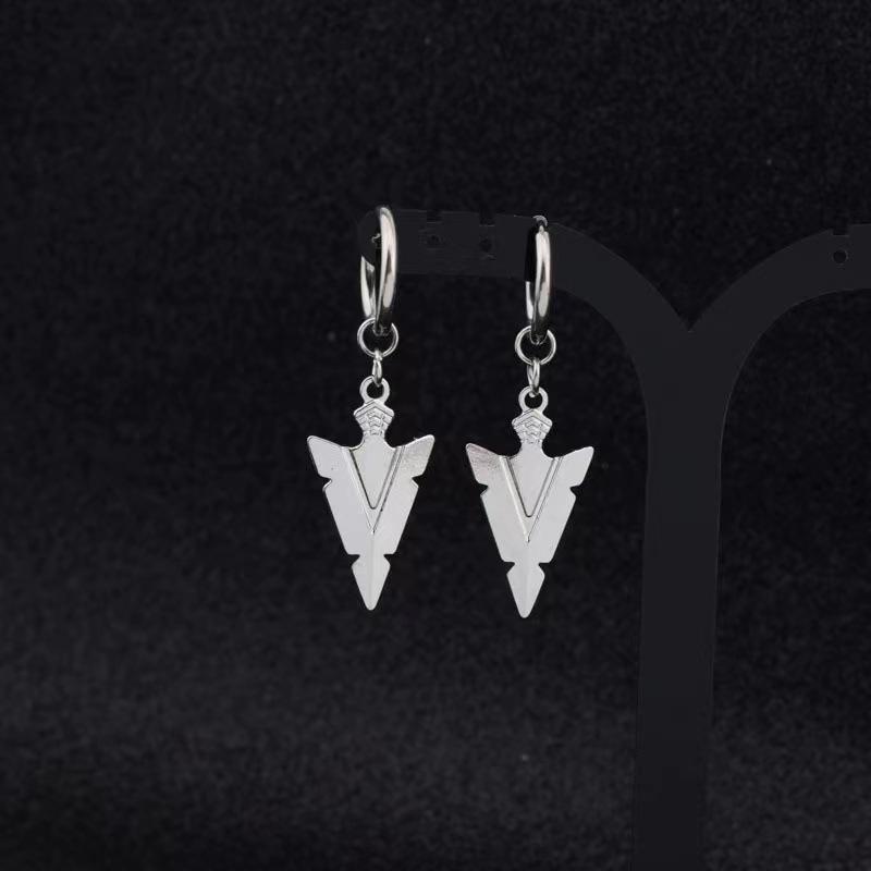 Punk Personality Sliver Color Geometry Triangular Shield Pendant Hoop Earrings for Men Women Hip-hop Fashion Piercing Jewelry
Punk Personality Sliver Color Geometry Triangular Shield Pendant Hoop Earrings for Men Women Hip-hop Fashion Piercing Jewelry