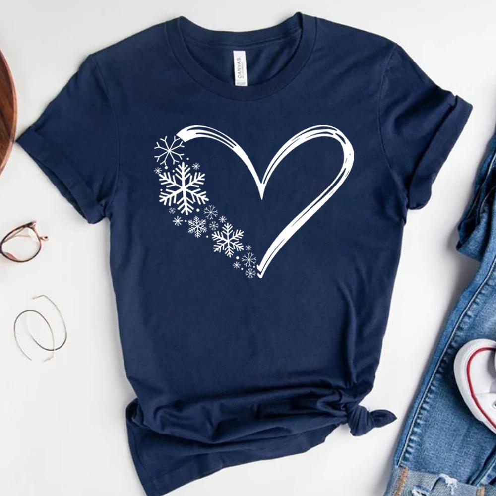 Snowflake Tshirt Christmas Snow Flake Heart Graphic Tee Cozy Winter Shirt Christmas Holiday Matching Family Shirts Xmas Gift 4XL
Snowflake Tshirt Christmas Snow Flake Heart Graphic Tee Cozy Winter Shirt Christmas Holiday Matching Family Shirts Xmas Gift 4XL