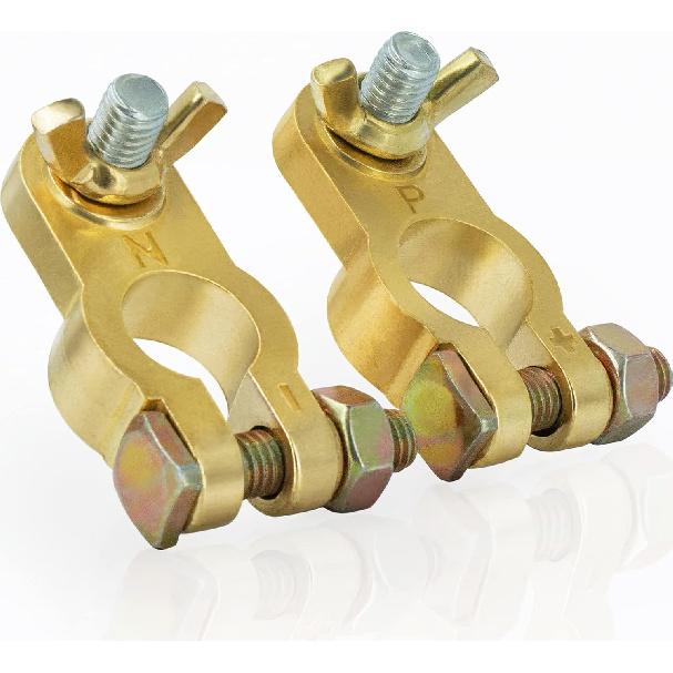 1 Pair Battery Terminal Connector, Heavy Duty Cable End Connector Compatible With Car, Van, Truck Marine Boat RV etc, Top Post Battery Terminals End B03
1 Pair Battery Terminal Connector, Heavy Duty Cable End Connector Compatible With Car, Van, Truck Marine Boat RV etc, Top Post Battery Terminals End B03