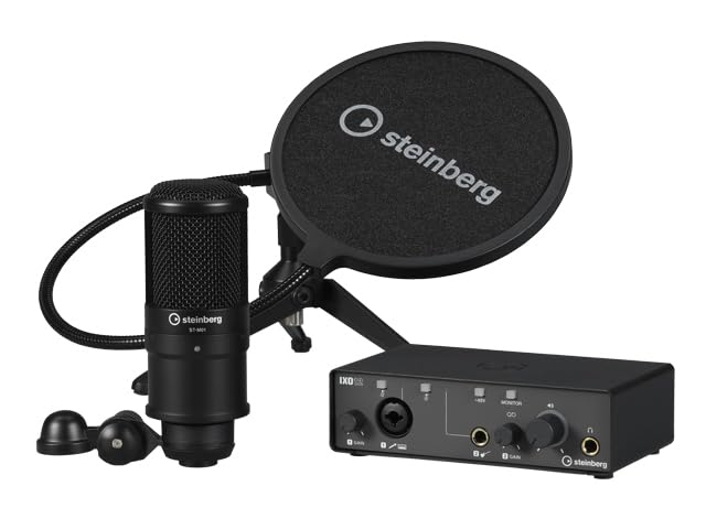 Steinberg Audio Interface Podcast Pack Set IXO Podcast Pack IXO12 B PS PACK USB2.0 24 бит/192 кГц Микрофон/Попгард/Штатив чёрный
Steinberg Audio Interface Podcast Pack Set IXO Podcast Pack IXO12 B PS PACK USB2.0 24 бит/192 кГц Микрофон/Попгард/Штатив чёрный